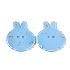 2-Hole Bunny Cellulose Acetate(Resin) Buttons BUTT-S023-09D-2
