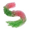 Transparent Painted Glass Beads Strands DGLA-A034-T6mm-A18-1