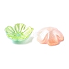 Gradient Color Acrylic Bead Caps X-OACR-Z028-01-2