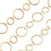 304 Stainless Steel Ring Link Chains CHS-G044-05G-03-1