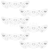10Pcs Transfer Sticker Proof Removable Temporary Tattoos Stickers DIY-SP0003-65B-06-1