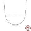 Anti-Tarnish 925 Sterling Silver Satellite Chains Necklaces LC2578-2-1