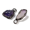 Natural Amethyst Big Pendants G-A221-07-2