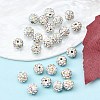 Polymer Clay Rhinestone Beads RB-H284-6MM-AB-4
