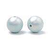 Spray Painted Style Acrylic Beads MACR-T010-8mm-02-2