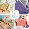 Clear Acrylic Soap Stamps DIY-WH0438-014-3
