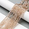 Transparent Electroplate Glass Beads Strands LS-GLAA-F029-3mm-C12-4