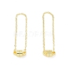 Brass Magnetic Clasp with Cable Safety Chain X-KK-F839-035G-1