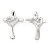 Brass & Cubic Zirconia Pendants KK-G468-43P-1