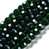 Electroplate Transparent Glass Beads Strands EGLA-A035-T10mm-A10-1