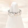 Brass Adjustable Cuff Rings for Women RJEW-B132-01A-P-2