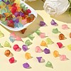 Transparent Acrylic Flower Beads X-PL622M-5