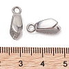 Non-Tarnish 304 Stainless Steel Ice Pick Pinch Bails STAS-K277-04C-P-3