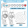 7Pcs 7 Colors FIND-NB0006-37-2