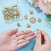 26Pcs 26 Styles 304 Stainless Steel Pendants STAS-WR0001-37G-3