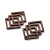 Walnut Wood Laser Cut Pendants WOOD-Q051-01D-2