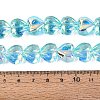 Electroplate Transparent Glass Beads Strands LS-EGLA-N056-01A-03-4