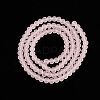Transparent Glass Beads Strands EGLA-A044-T3mm-MD22-4