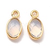 Eco-Friendly Brass with Glass Pendants X-KK-K268-01F-2
