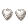 Non-Tarnish 316 Stainless Steel Locket Pendants LS-STAS-O135-06P-1