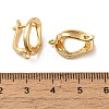 Brass Earring Findings KK-O100-01G-3