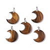 Natural Tiger Eye Pendants G-Z022-04F-1