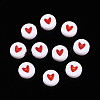 Opaque Acrylic Beads X-ACRP-T004-02A-1