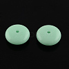 Donut Solid Color Opaque Acrylic Beads X-SACR-S037-M05-B-2
