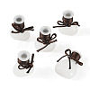 5Pcs Miniature Glass Vase Bottles with Polyester Cord AJEW-TAC00059-2