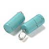 Synthetic Turquoise Pendants G-B127-17P-09-2