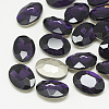 Pointed Back Glass Rhinestone Cabochons RGLA-T080-10x14mm-16-1