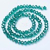 Electroplate Glass Beads Strands EGLA-A044-T1mm-B18-2