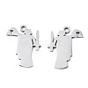 Non-Tarnish 201 Stainless Steel Pendants STAS-T044-253P-2