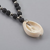 (Jewelry Parties Factory Sale)Cowrie Shell Charm Bracelets BJEW-JB04068-3