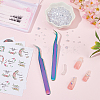 Stainless Steel Curved Tweezers TOOL-WH0155-01M-2