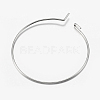 316 Surgical Stainless Steel Hoop Earrings Findings STAS-F149-32P-A-3