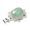 Natural Green Aventurine Pendants G-B033-03P-23-4