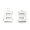 Non-Tarnish 201 Stainless Steel Charms X-STAS-C021-06P-E-2