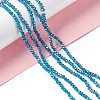 Electroplate Glass Beads Strands EGLA-R048-2mm-17-2