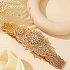 Alloy Crystal Rhinestone Flower Chain Belts for Dress FS-WG9AC90-01-3