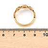 304 Stainless Steel Micro Pave Cubic Zirconia Finger Rings for Women RJEW-K315-03G-5