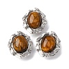 Natural Tiger Eye Oval Multi-Strand Links G-G207-02P-07-1