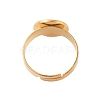 Adjustable 304 Stainless Steel Finger Rings Components STAS-F149-21G-D-3