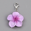 Resin Flower Pendant Decoration HJEW-WH0042-143D-1