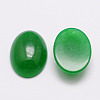 Oval Natural Malaysia Jade Cabochons X-G-K020-18x13mm-11-2