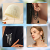 200Pcs 2 Colors Spray Painted Iron Safety Pins IFIN-AR0001-46-5