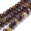 Dyed Natural Agate Beads Strands G-F595-D-2