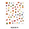 Christmas Nail Stickers Decals MRMJ-R128-SD-74-2