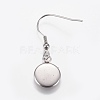 Stainless Steel Dangle Earrings EJEW-WH0001-A04-2
