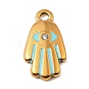 304 Stainless Steel Enamel Pendants STAS-Z199-01G-07-1
